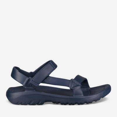 Teva Hurricane Drift - Men's Teva Sandals - Navy | India (QRVD37864)